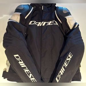 Dainese Racing 3 D-Dry Motorcycle Jacket Mens size Large